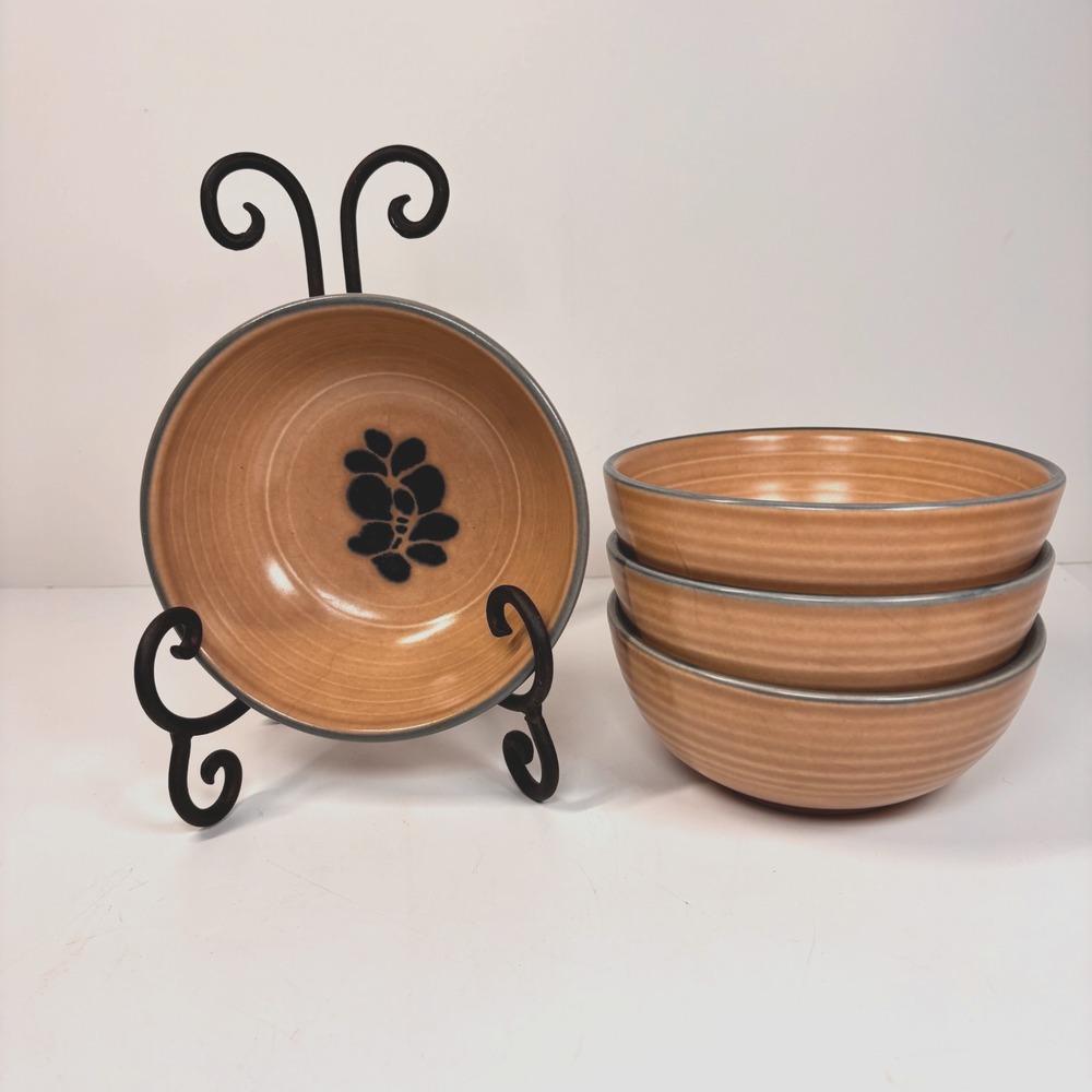 Pfaltzgraff Stoneware Soup Cereal Bowl 009 Cottage core Pattern Vintage Set of 4